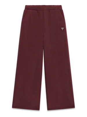 Guess Spodnie dresowe J6YB21 K5196 Bordowy Wide Leg