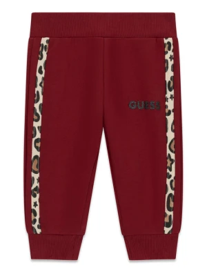 Guess Spodnie dresowe K6BB03 K5886 Bordowy Regular Fit