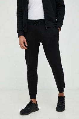 Guess spodnie dresowe ALDWIN kolor czarny melanżowe Z2YB22 K9V31