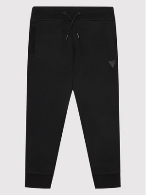 Guess Spodnie dresowe L2YQ46 KAIJ1 Czarny Regular Fit
