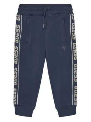 Guess Spodnie dresowe L2YQ48 K6ZS1 Granatowy Regular Fit