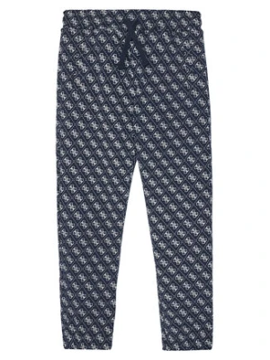 Guess Spodnie dresowe L5YQ15 KA6R4 Granatowy Regular Fit