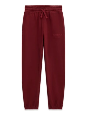 Guess Spodnie dresowe L5YQ19 KAV34 Bordowy Regular Fit