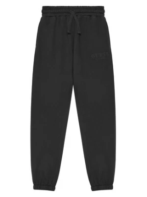 Guess Spodnie dresowe L5YQ19 KAV34 Czarny Regular Fit