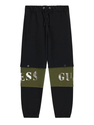 Guess Spodnie dresowe L6BB08 K6081 Czarny Regular Fit