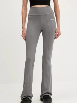 Guess spodnie dresowe MARGOT damskie kolor szary gładkie V5RB15 KCD02