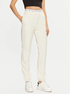 Guess Spodnie dresowe O5RB01 KCO31 Écru Regular Fit