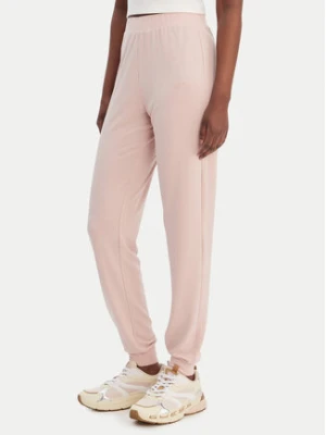 Guess Spodnie dresowe O6GB01 KCQP2 Różowy Regular Fit