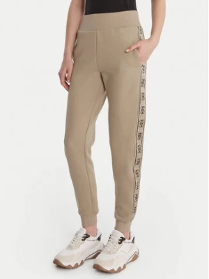 Guess Spodnie dresowe V2YB15 KB3P2 Beżowy Regular Fit