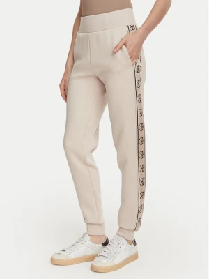 Guess Spodnie dresowe V2YB15 KB3P2 Beżowy Regular Fit