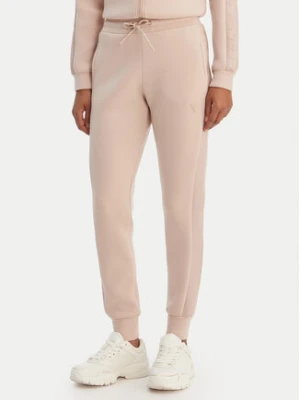Guess Spodnie dresowe V2YB18 K7UW2 Beżowy Regular Fit