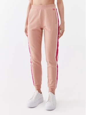 Guess Spodnie dresowe V3YB20 aKBV71 Brązowy Regular Fit