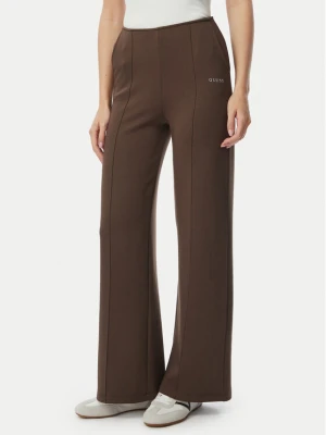 Guess Spodnie dresowe V4YB07 KCAY2 Khaki Regular Fit