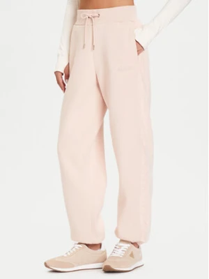 Guess Spodnie dresowe V5BB10 KB681 Różowy Regular Fit
