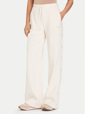 Guess Spodnie dresowe V5BB12 KCX22 Beżowy Wide Leg