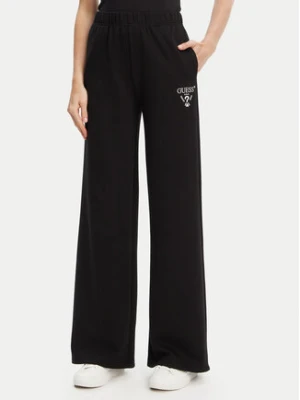 Guess Spodnie dresowe V5RB12 KC3D2 Czarny Regular Fit