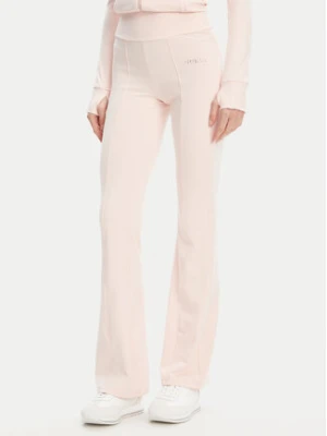 Guess Spodnie dresowe V5RB15 KCD02 Różowy Regular Fit
