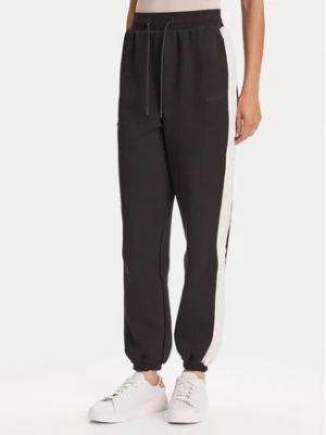 Guess Spodnie dresowe V5YB02 KB3P2 Czarny Regular Fit