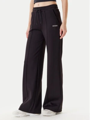 Guess Spodnie dresowe V5YB03 KCX22 Czarny Regular Fit