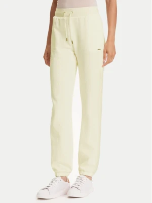 Guess Spodnie dresowe V5YB06 KBSL2 Écru Regular Fit Kremowy