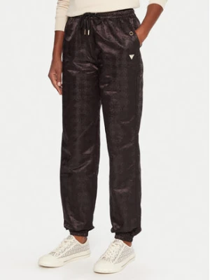 Guess Spodnie dresowe V5YB14 WHFU0 Czarny Regular Fit