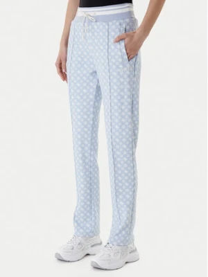 Guess Spodnie dresowe V5YB20 KB212 Błękitny Regular Fit