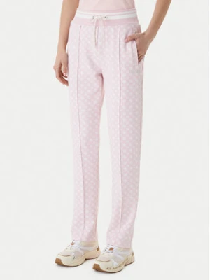 Guess Spodnie dresowe V5YB20 KB212 Różowy Regular Fit