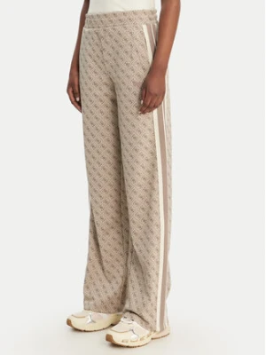 Guess Spodnie dresowe V6GB04 K2955 Beżowy Regular Fit