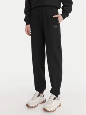 Guess Spodnie dresowe V6RB15 K9V31 Czarny Regular Fit