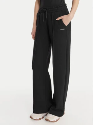 Guess Spodnie dresowe V6RB17 K9V31 Czarny Regular Fit