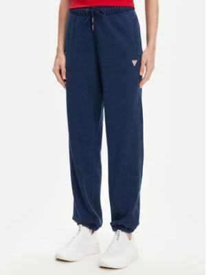 Zdjęcie produktu Guess Spodnie dresowe W5YB65 KCXQ1 Granatowy Regular Fit