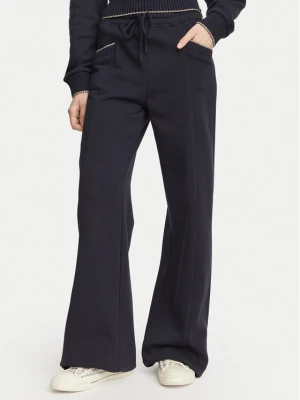 Guess Spodnie dresowe W6YB31 K5319 Granatowy Wide Leg