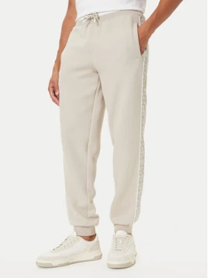 Guess Spodnie dresowe Z5BB18 KB3P2 Beżowy Regular Fit
