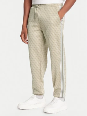Guess Spodnie dresowe Z5BB19 K2042 Beżowy Regular Fit