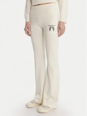 Guess Spodnie dzianinowe W6RB63 Z2V62 Écru Relaxed Fit