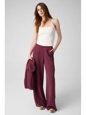 Guess Spodnie dresowe V4YB07 KCAY2 Bordowy Relaxed Fit