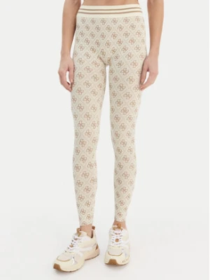 Guess Spodnie materiałowe 179838 Beżowy Slim Fit