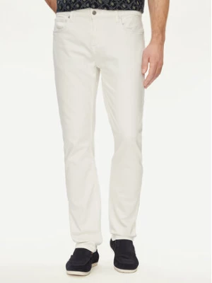 Guess Spodnie materiałowe Angels M4RAN2 WFXVB Biały Slim Fit