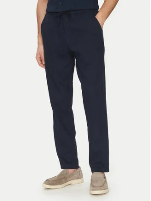 Guess Spodnie materiałowe F5GB02 WH4J0 Granatowy Regular Fit