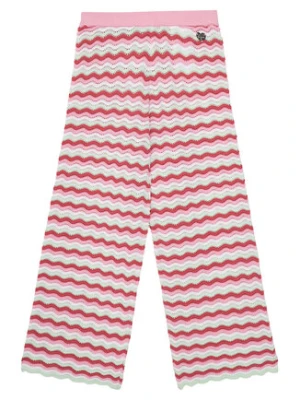 Guess Spodnie materiałowe J5GB10 Z3MR1 Różowy Modern Relaxed Fit