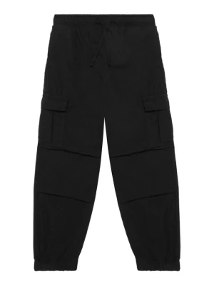 Guess Spodnie materiałowe L6GB05 WR470 Czarny Regular Fit