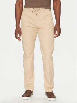 Guess Spodnie materiałowe M5RB51 WGXW1 Beżowy Regular Fit