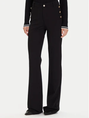 Guess Spodnie materiałowe W5BB16 KCMU2 Czarny Flare Fit