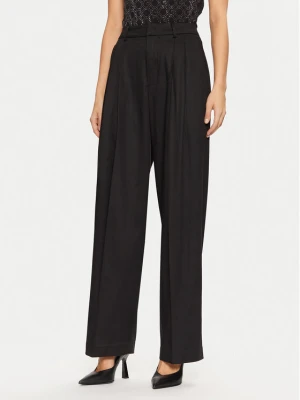 Guess Spodnie materiałowe W5RB68 WGXM2 Czarny Regular Fit
