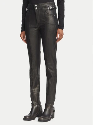 Guess Spodnie materiałowe W6BA32 D2086 Czarny Slim Fit