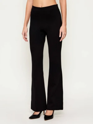 GUESS Spodnie NOEL | flare fit czarny