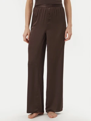 Guess Spodnie piżamowe O6BB05 W3511 Brązowy Regular Fit