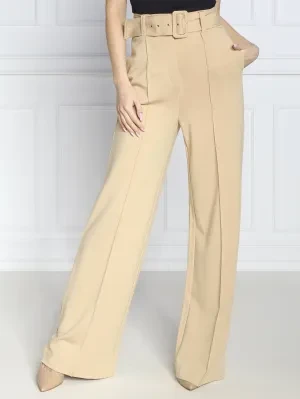 GUESS Spodnie z paskiem DARYL | Relaxed fit