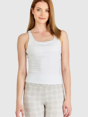 GUESS Sportowy top damski z ozdobnymi plecami, Rozmiar XS