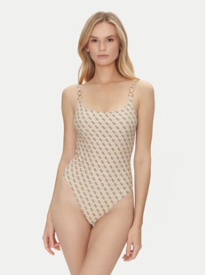 Guess Strój kąpielowy E5GJ45 KCRL2 Beżowy